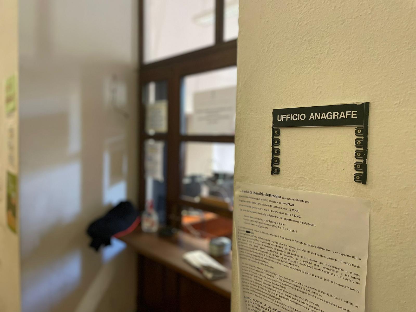 Orari di apertura dell'Ufficio Anagrafe Comune di Oristano