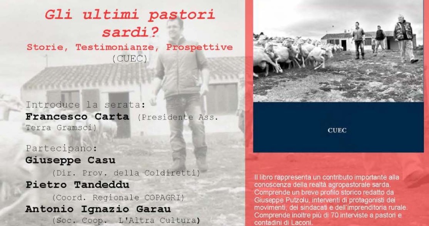 Presentazione del libro Gli ultimi pastori sardi di Paolo Pisu