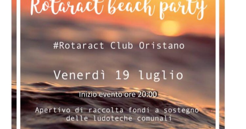 A Torre Grande il Rotaract Beach Party