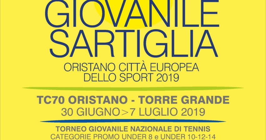 Tennis - Fino al 7 luglio il Trofeo nazionale Sartiglia