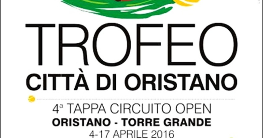 Tennis - Fino al 17 aprile il Trofeo città di Oristano