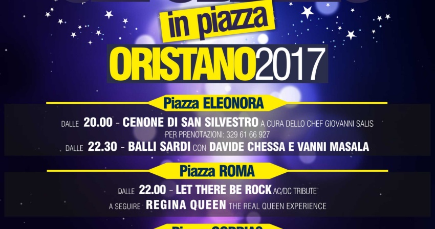 Capodanno in piazza - Oristano 2017