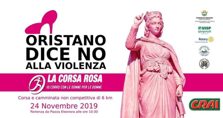 No alla violenza alle donne - Corsa rosa 2019