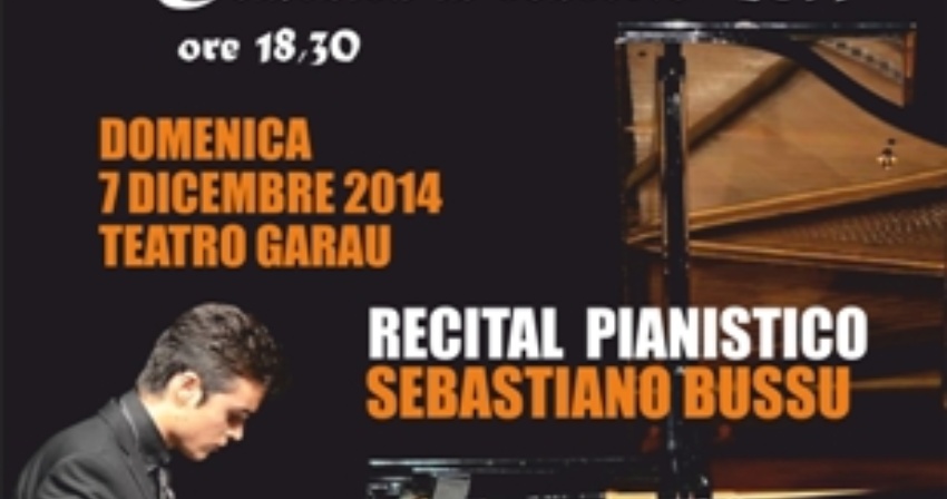 Recital pianistico di Sebastiano Bussu