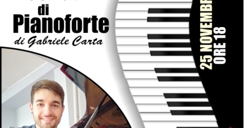 Recital pianistico di Gabriele Carta