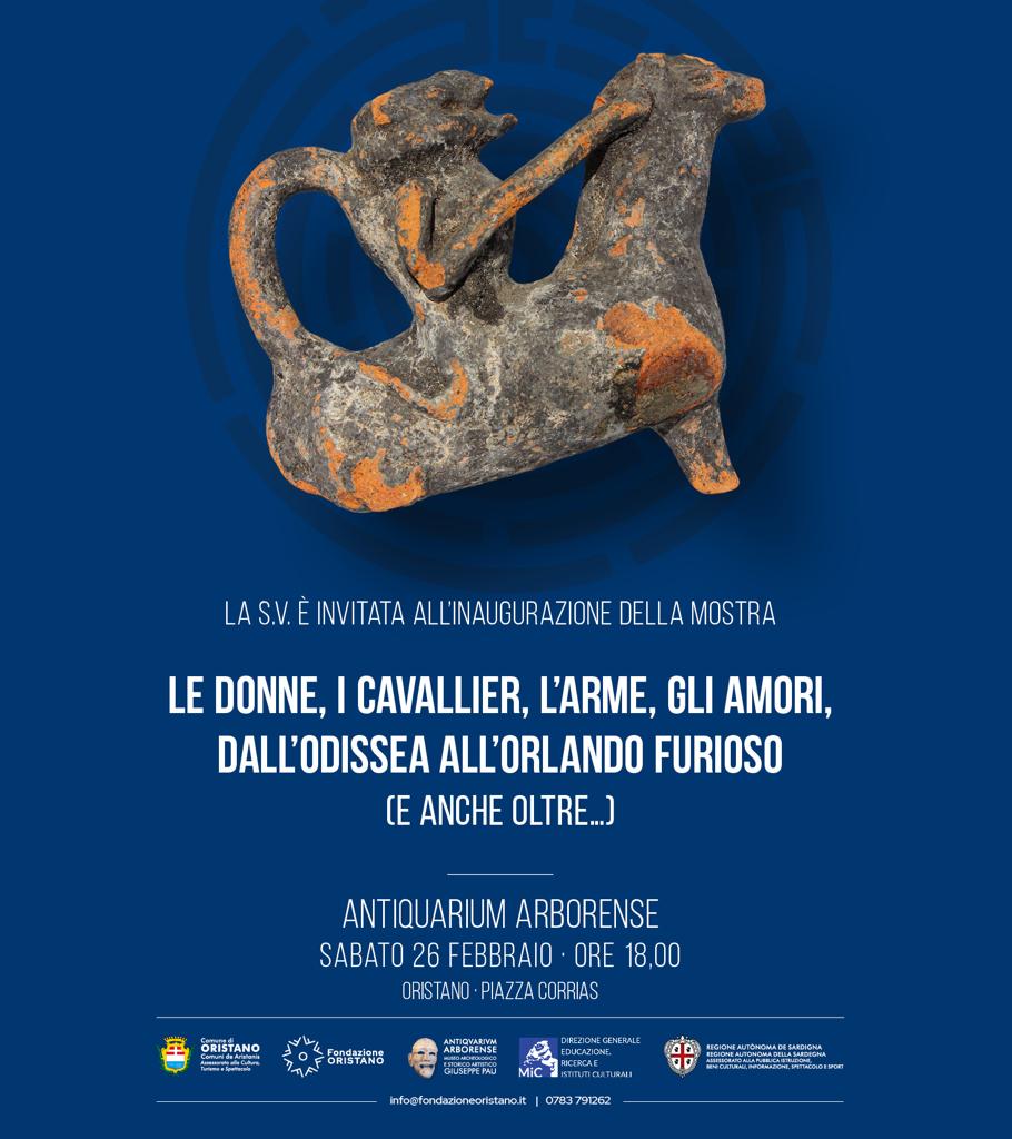 All'Antiquarium Arborense “Le donne, i cavallier, l’arme, gli amori