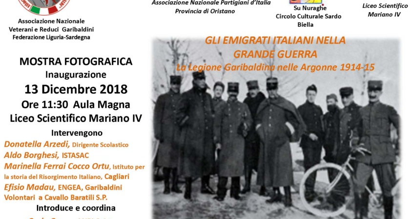 Mostra "Gli emigrati italiani nella grande guerra"
