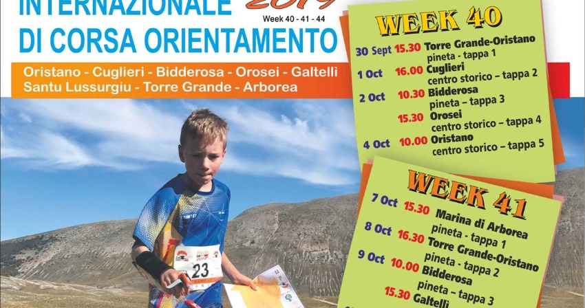 Orienteering - La stagione si chiude a Oristano
