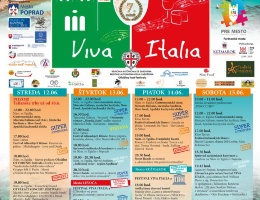 Oristano protagonista al festival ''Viva Italia'' dal 12 al 15 giugno nella città slovacca di Poprad