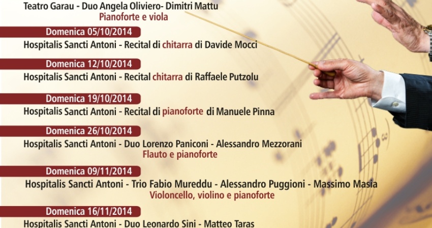 Concerto del Trio Puggioni, Mureddu, Masia