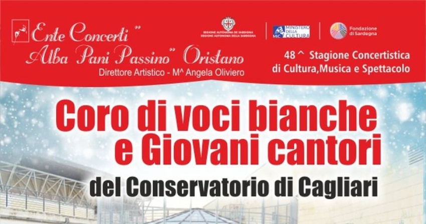 Concerto di Natale del Coro di voci bianche e Giovani cantori del Conservatorio di Cagliari