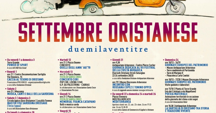 Settembre Oristanese - Cultura, fede, tradizione, sport e spettacolo