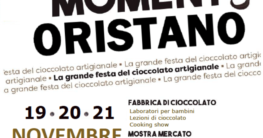 Chocomoments - Dal 19 al 21 novembre appuntamento in piazza Eleonora