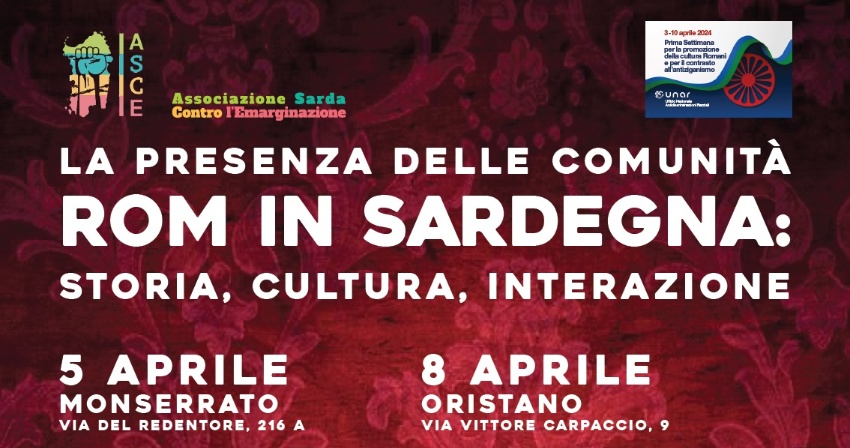 Centro Servizi Culturali - “La presenza delle comunità rom in Sardegna: storia, cultura, interazione”