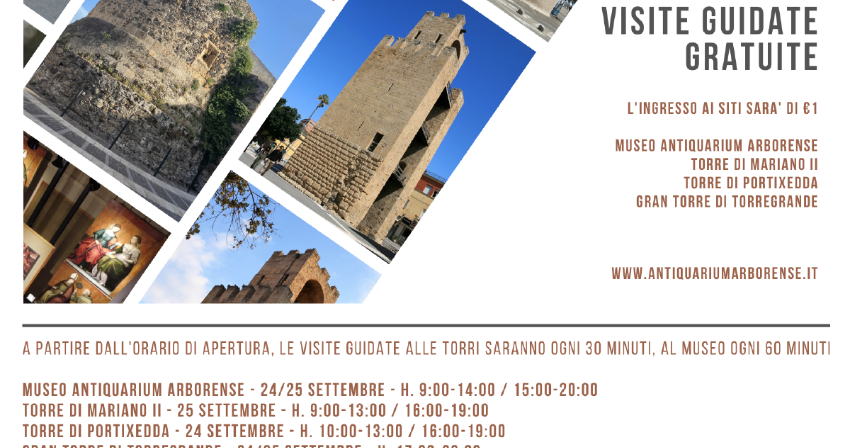 Giornate Europee Patrimonio -  Visite guidate gratuite ai siti culturali