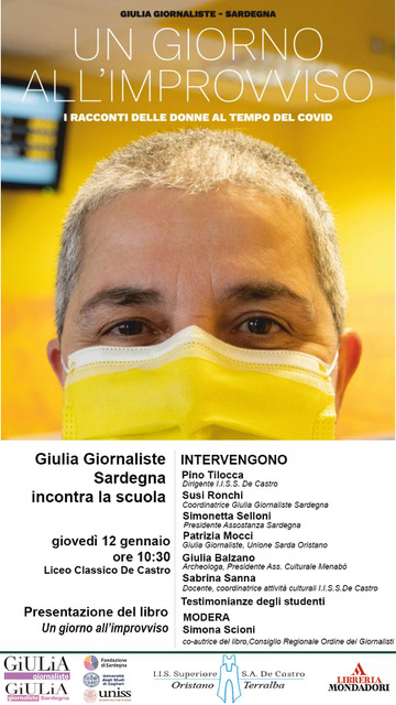 Giulia Giornaliste presenta il libro “Un giorno all’improvviso” 