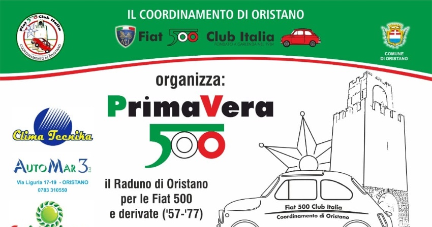 A Oristano ''Primavera 500'', raduno delle Fiat 500