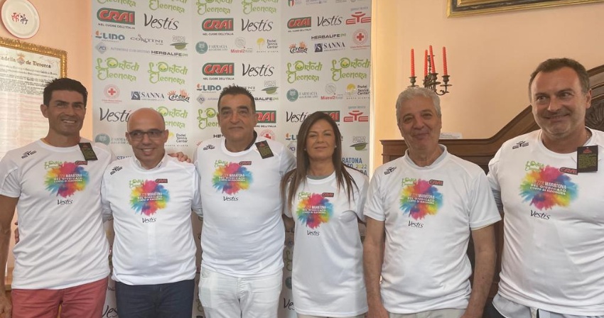 Da sinistra: Roberto Sassu, Massimiliano Sanna, Salvatore Lotta, Maria Bonaria Zedda, Antonio Franceschi e Luca Faedda